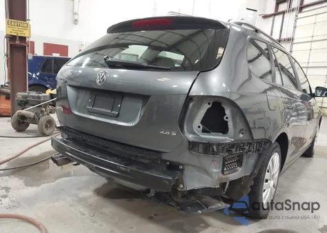 2014 Volkswagen Jetta Sportwagen 2.5L S from USA, damaged, VIN 3VWPP7AJ7EM601806